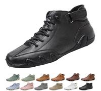 IFDHFBTY Scarpe Anthoern, Scarpe Ortopediche Anthoern, Scarpe Ortopediche Leggere e alla Moda Antiscivolo Slip-On Unisex(Nero,48 EU)