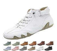 IFDHFBTY Scarpe Anthoern, Scarpe Ortopediche Anthoern, Scarpe Ortopediche Leggere e alla Moda Antiscivolo Slip-On Unisex(Bianco,42 EU)