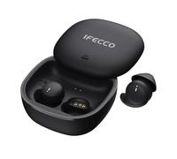 IFECCO Cuffie per Dormire, Auricolari Invisibili Bluetooth 5.4, Mini Cuffie Antirumore per Dormire, Comodi Auricolari per Dormire, Adatte per Sport, Lavoro, Yoga e Viaggi (Nero)