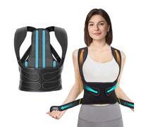 IFECKF Supporto dritto, correzione posturale per la schiena da uomo e da donna, tracolla regolabile posture correttore per alleviare il mal di schiena e cifosi (M)