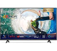 iFFALCON 55K610, Smart TV 55" con Android TV, 4K UHD HDR, YouTube, Netflix, Google Assistant e Chromecast Integrato, Telecomando Vocale Incluso