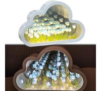 IFFANY Lampada da tavolo Tulip Night Light Mirror Lampada da tavolo Tulip Cloud fai da te Lampada da specchio Forever Tulip con 20 fiori. Regalo romantico per donne e ragazze