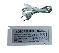 IFFSUEVL DC 12V 24V 30W Porte di Cablaggio Multiple 2510 Adattatore di Alimentazione for iniettore LED Driver for Armadio Guardaroba Luce a LED(US Plug,9V)