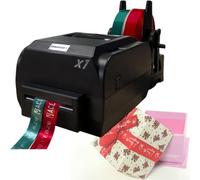 ifgswopq Etichettatrice elettrica goffrata, macchina automatica della stampante del nastro 200Dpi, velocità di stampa 150mm/S, per pasticceria, azienda di matrimoni