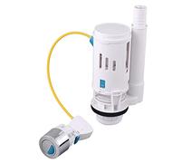 ifgswopq Water Tank Dual Flush Fill Drain Valves Push Button Part for Universal Seats Toilet (Color : As Shown, Size : Conjoined) (As Shown Split)