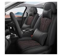 IFHSKFH Coprisedili Auto Per CITROEN C4 Per Picasso C3 C5 C6 DS4 DS5 DS6 DS7 Tutti I Modelli Coprisedile Universale Per Auto A Copertura Totale(Blk Red B)