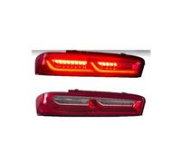 IFHSKFH fanale posteriore Per Chevy Per Camaro 2016-2018 Due gruppi ottici posteriori, indicatori di direzione dinamici, luci dei freni e luci di retromarcia. Fendinebbia Lenti(EU Red)