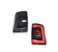 IFHSKFH fanale posteriore Per Dodge Per Ram 2009-2018 Coppia di luci posteriori a LED DRL Segnale svolta del freno retromarcia Gruppo fanale posteriore Fendinebbia Lenti(Smoker)