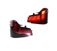 IFHSKFH fanale posteriore Per Toyota Per Alphard 2019-2023 Luci posteriori lampeggianti a LED per luci di stop (coppia di componenti per luci posteriori per auto) Fendinebbia Lenti(Rosso)