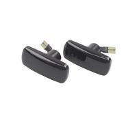 IFHSKFH Indicatori Direzione Laterali Luce Di Posizione Laterale Dinamica A LED, Indicatore Direzione Sequenziale Per Lancia Per Flavia 2011 2012 2013 2014(Smoked)