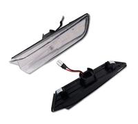 IFHSKFH Indicatori Direzione Laterali Luci Segnalazione Laterali LED Color Ambra Paraurti Anteriore Coupé A 2 Porte Per G35 2003 2004 2005 2006 2007(Clear)
