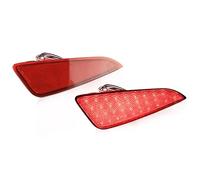 IFHSKFH Indicatori Direzione Laterali Riflettore Paraurti Posteriore LED Indicatori Direzione Ricambi Auto Fendinebbia Luci Stop Accessori Per Toyota Per C-HR 2016 2017 2018(Rosso)