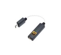 iFi GO link - DAC e amplificatore - Adattatore da USB-C a 3,5 mm - Migliora il suono di qualsiasi dispositivo - Presa da 3,5 mm placcata oro - Cavo flessibile - Hi-Res 32-bit/384kHz/DSD256/MQA