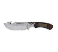 iFIELD EL29015 Multifunzionale Escursionismo, Caccia e Sopravvivenza Coltello per l'aria Aperta, Marrone CNC Decorato Stamina, Lama in Acciaio Inox 3Cr13, Colore Marrone Fodero di Alta qualità