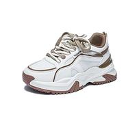 IFIKK 2023 Scarpe da Donna più Nuove della Primavera Scarpe con La Suola Spessa Aumentare Le Scarpe da Ginnastica Casual Scarpe Piatte con La Suola Spessa Sneakers alla Moda (AC4,40)