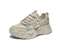 IFIKK 2023 Scarpe da Donna più Nuove della Primavera Scarpe con La Suola Spessa Aumentare Le Scarpe da Ginnastica Casual Scarpe Piatte con La Suola Spessa Sneakers alla Moda (AC10,40)