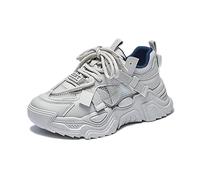 IFIKK 2023 Scarpe da Donna più Nuove della Primavera Scarpe con La Suola Spessa Aumentare Le Scarpe da Ginnastica Casual Scarpe Piatte con La Suola Spessa Sneakers alla Moda (AC9,40)