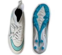 IFIKK Scarpe da calcio da uomo, design alla moda, multicolore, suola antiscivolo per terreno solido e erba artificiale, alla moda, perfette per allenamento e competizioni, 41 EU