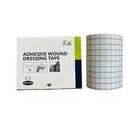 iFix fasciatura adesiva per ferite -nastro chirurgico-1 rotolo-10 cm x 10 m, tessuto ipoallergenico privo di lattice-nastro medico di pronto soccorso morbido e traspirante per pelli sensibili.