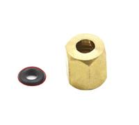 IFNSBUAYW 10-50pcs smorzatore di inchiostro trasparente compatibile con DX5 XP600 4720 I3200 5113 ECO Solvent Printer Pristhead(Nuts 4x3mm-20pcs)