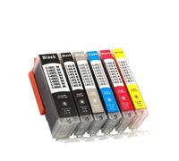 IFNSBUAYW Cartuccia di inchiostro CLI-151 PGI-150 compatibile per IP7210 IP8710 MX721 IX6810 MG6310 MG5610 MG5410 MG5510(6Color 1set)