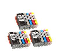 IFNSBUAYW Cartuccia di inchiostro CLI-151 PGI-150 compatibile per IP7210 IP8710 MX721 IX6810 MG6310 MG5610 MG5410 MG5510(6Color 3set)