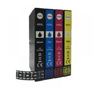 IFNSBUAYW Compatibile 1/3/5 Set for WF-3820DWF 4820DWF 3825DWF 7830DTWF 4825DWF 4830DTWF 7835DTWF 7840DTWF 405XL T405XL Cartuccia ink(4pcs 1set)