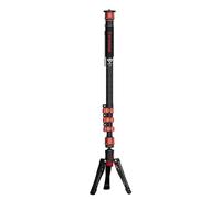 IFOOTAGE Cobra 3 C180F, monopiede per fotocamera con base per treppiede, monopiede professionale in fibra di carbonio, adatto per fotocamere reflex e videocamere (180,3 cm)