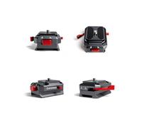 IFOOTAGE Qucik Release Mini Set per Stabilizzatore Fotocamera, DSLR, DJI RS3 mini, RS4 Pro, RS4, RS3 Pro RS3, RS2, RSC2, Q38-RS, Mini DJI QR Plate