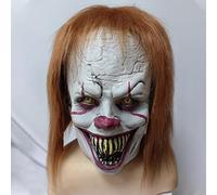 IFQKNUYL Maschera Adulto da Clown Arte Il Clown, Terrifier Joker Mask per Costume Halloween Carnevale Horror Killer Clown Cosplay (Stile 3)