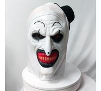 IFQKNUYL Maschera Adulto da Clown Arte Il Clown, Terrifier Joker Mask per Costume Halloween Carnevale Horror Killer Clown Cosplay (Stile 2)