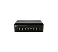 Level One Switch di rete industriale IFS-0801 Non gestito 8 porte 10/100 guida DIN Nero -40°C/75°C