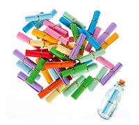 IFUDE Lose da scrivere, 100 rotoli di carta Tombola stampata, vuota, mix colorato, piccoli foglietti da scrivere, senza etichetta, per il compleanno dei bambini, calendario dell'Avvento o compleanno