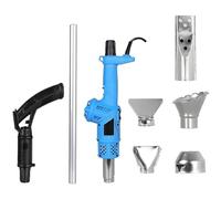 ifukdhu Bruciatore Elettrico for Erbacce 3 in 1, Diserbatore Termico da 2000 W e Pistola Termica ad Aria Calda, Alta Temperatura 650 ℃/1202 ℉, con Ugelli Multipli e Regolabili, for diserbo(Blu)