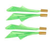 ifundom 1 Impostato Nacchere Allegre Appassionato Di Rave Battagli Di Rumore Mano Ventaglio Rosso Applaudire Percussioni Di Nacchere Campana Ventaglio Pieghevole Bacchette Gong Raso Green