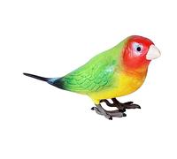ifundom 1 Pezzo Giocattolo Pappagallo Di Figura Di Pappagallo Mestieri Di Pappagalli Giocattolo Pappagallo Simulato Mestieri Di Uccelli Artigianato Colorato Plastica