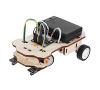 ifundom 1 Set Auto Da Te Stem Line Following Kit Per Educativo Esperimento Costruisci La Auto Elettrica Rc Per Attività Con Giocattoli