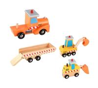 ifundom 1 Set Giocattolo Per Veicoli Da Costruzione Che Fa i Primi Passi Di Auto Da Costruzione Giocattolo Di Camion Piccolo Camion Giocattolo Di Legno
