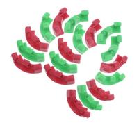 ifundom 1 Set Piegatrice di Piante Pinze Piega Piante Pianta Supporti Impianti Atrezzi Clip per Piegare Le Piante Clip di Supporto per Piante Plastica Rosso 20 Pezzi