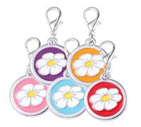 ifundom 1 Set Targhette Identificative Per Medagliette Decorativi Per Collare Personalizzabili Design Vivaci 5 Pezzi