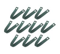 ifundom 10 Cinghie per Alberi per Picchettamento con Occhiello Fascette di Supporto Antivento in Nylon Riutilizzabili Cinghie Verdi per Raddrizzare e Addestrare Piante da Giardino per