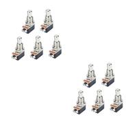 ifundom 10 Pezzi bottone a petalo effetto chitarra elettrica premi il bottone accessori chitarra elettrica accessori per chitarra elettrica pulsanti interruttore pulsante del piede numero