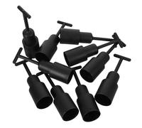 ifundom 10 Pezzi Chiave in Plastica per Anello Portalampada G9, Nera, per Smontaggio Rapido, Compatibile G9 Lamp Shade Socket Ring e Lamp Holder Outer Rings, per Casa e Fabbrica