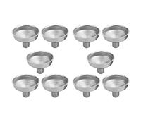 ifundom 10 Pezzi Mini Imbuto in Acciaio Inossidabile, Riempimento Spezie e | Casa e Viaggi, Colore Argento, Adatto a Vino, Salsa di Soia, Accessori per Cucina