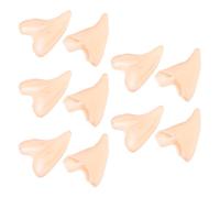ifundom 10 Pezzi Orecchie Finte da Fata in Lattice Ecologico per Halloween, Accessori Cosplay e Trucco, Oggetti di Scena per Feste e Performance, Riutilizzabili e Delicati sulla Pelle