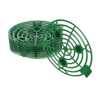 ifundom 10 Pezzi Supporti per Fragole Rastrelliera per in Plastica Resistente Sostegni Rotondi per Piante Rampicanti per Orticultura e Balconi (20x20x4 Cm)