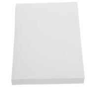 ifundom 100 Fogli Carta Adesiva in Vinile Stampabile A5 Bianca Opaca Resistente All’Acqua per Stampanti a Getto D’Inchiostro Etichette Multifunzione per Uso Domestico e Ufficio