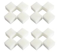 ifundom 100 Pezzi Spugna per Piantare 44x44 MM Bianca | Substrato Funghi, Accessori Giardino per Semina, Accessori Piante per Piantine, Uso Orto senza Terra