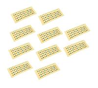 ifundom 10pezzi Adesivi Per Scale Musicali Per Ukulele Guida Introduttiva Per Tastiera Accessori Per Principianti Realizzati in Carta Di Resistente e Facile Da Usare