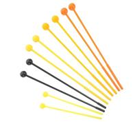 ifundom 10pezzi Bacchette Per Percussioni in Plastica Colori Vivaci Adatte Per Xilofono Glockenspiel e Carillon Dimensioni Flessibili Per Musicisti Tutte Età
